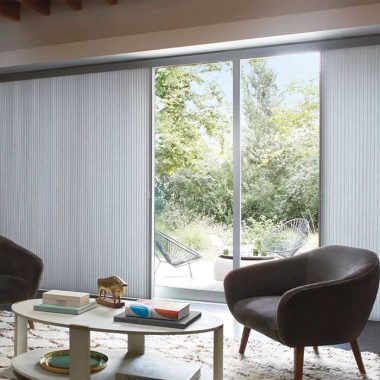 window treatments for large windows Duette® vertiglide™