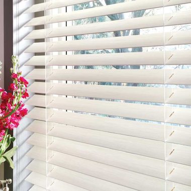 parkland wood blinds lr basswood fabric detail