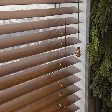 wood window blinds parkland